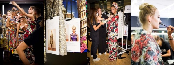 Backstage Dolce Gabbana показ весна-лето 2016