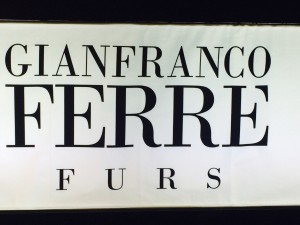 Gianfranco Ferre furs