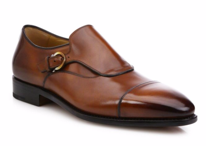 Мужская обувь 2017-18: монки Salvatore Ferragamo - 1400$.
