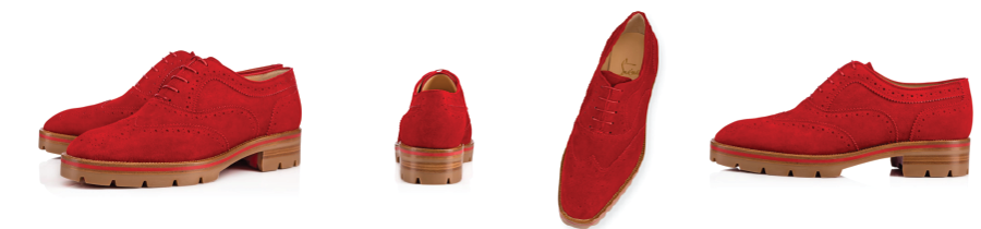 На фото: красные ботинки Louboutin 2017-18. 895$.