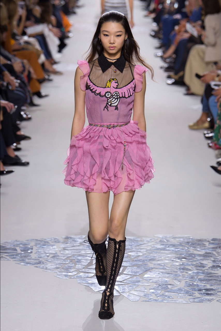 Christian Dior милое платье в розовом цвете