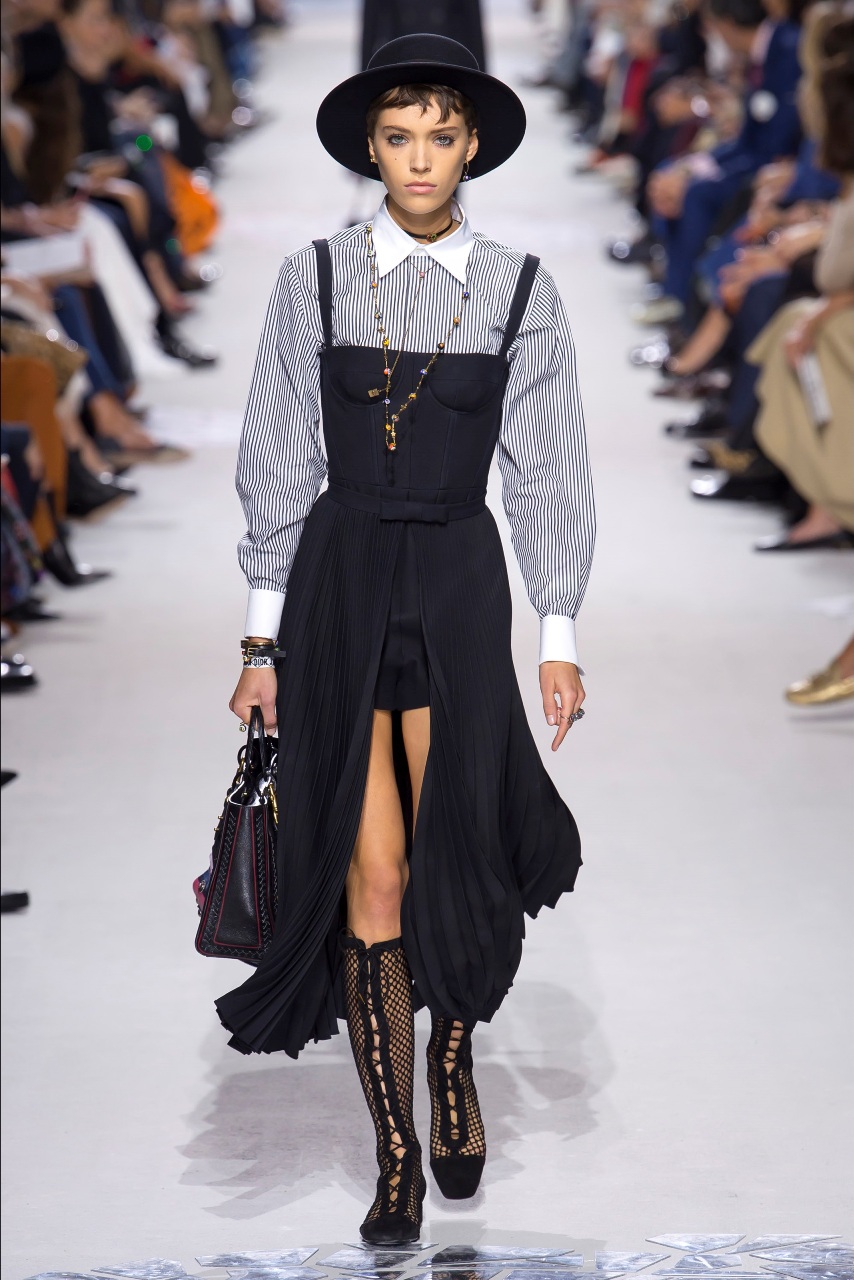 Christian Dior мода на широкие рукава 2018