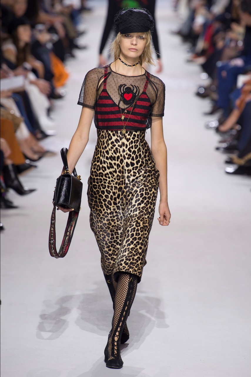 Christian Dior тренд моды 2018 - хищный леопардовый принт