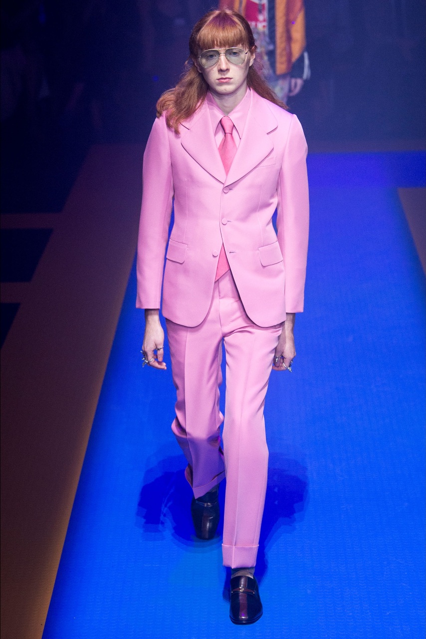 Gucci костюм розового цвета 2018